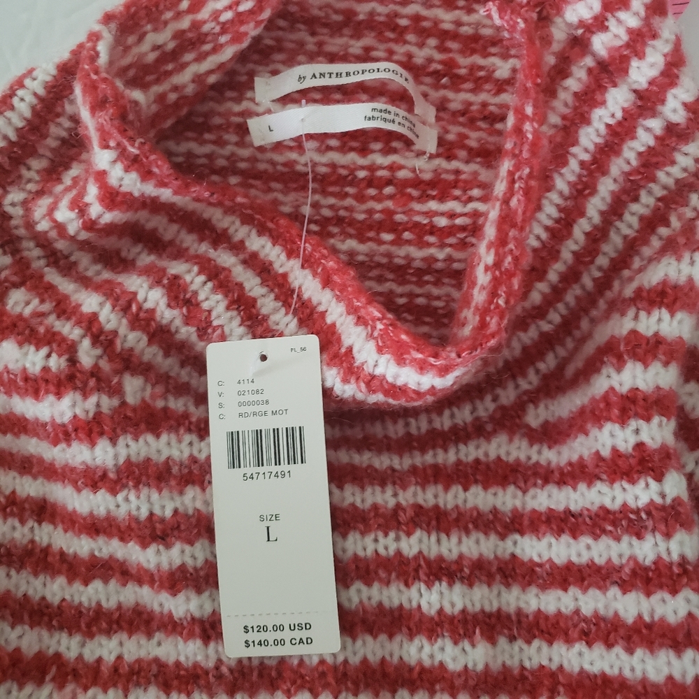 Anthropologie Linnea Mock Neck Sweater Size L NWT - Picture 10 of 14